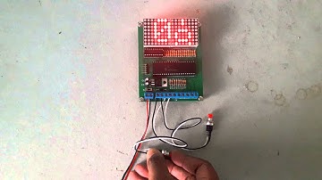 Project PIC Dot Matrix Counter