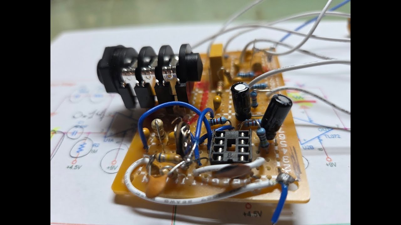 Marshall Guv'nor with schematics !!😁 It sounds cool. - YouTube