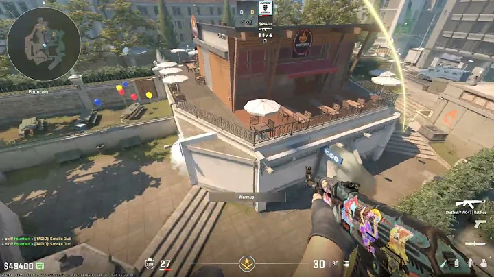 CS2 Overpass - 1 Spot ALL Mid Smokes + A Lurk Smoke