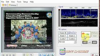 ARISS SSTV Satellite Pass Using RX-SSTV Software