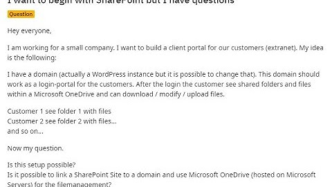 SharePoint: Building out SharePoint as an External User Portal