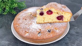 The Most Delicious Cake I have ever Made | How to Make Fresh Cherry  Cake!