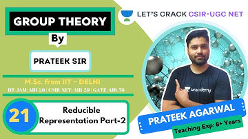 Reducible Representation Part-2 | Group Theory | CSIR-UGC NET | Prateek Agarwal
