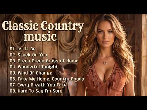 Let It Be, Stuck On You, Green Green Grass Of Home 🤠 Classic Country Music Timeless 60s, 70s, 80s