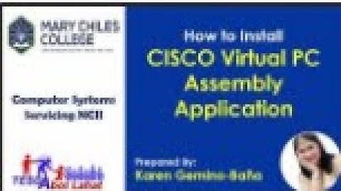 How to Install CISCO Virtual PC Assembly Application