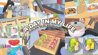 A DAY IN MY LIFE : Jualan Seblak With Bumil🍄 || SAKURA SCHOOL SIMULATOR #part2