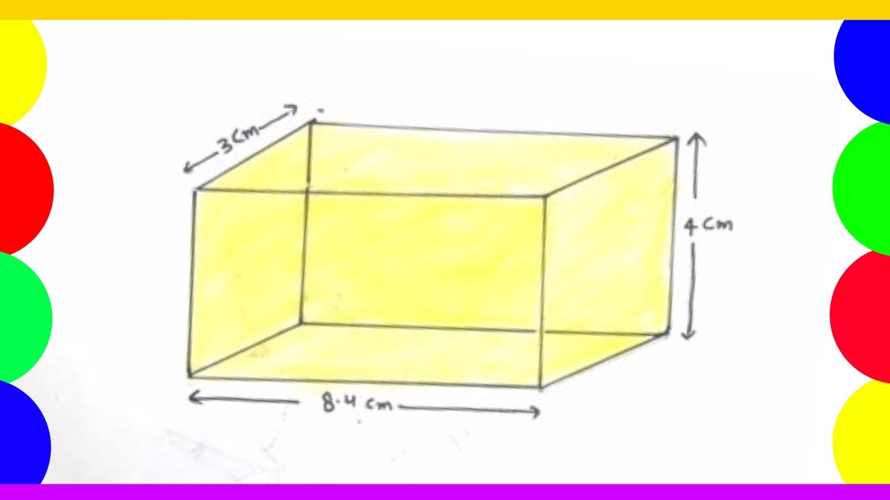 Very simple and easy cuboid drawing | how to draw a cuboid easily for