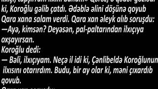 Ədəbiyyat 6 Koroğlu Dastanindan Düratin İtməyi̇ Qolu