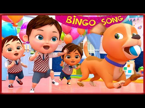 🔴-bingo-school-dog-song-,-baby-shark-,-happy-birthday-song-,-wheels-on-the-bus---banana-cartoon