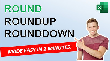 Learn EXCEL ROUND, ROUNDUP, ROUNDDOWN in 2 minutes