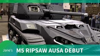 AUSA 2019: TEXTRON Systems debut their Ripsaw M5 unmanned system