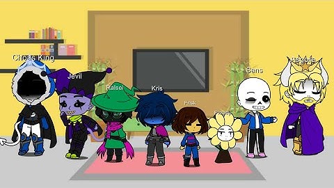 Undertale Reacts To Deltarune The (Not) Musical | Legend | Part 1 | GCRV | Read Desc |