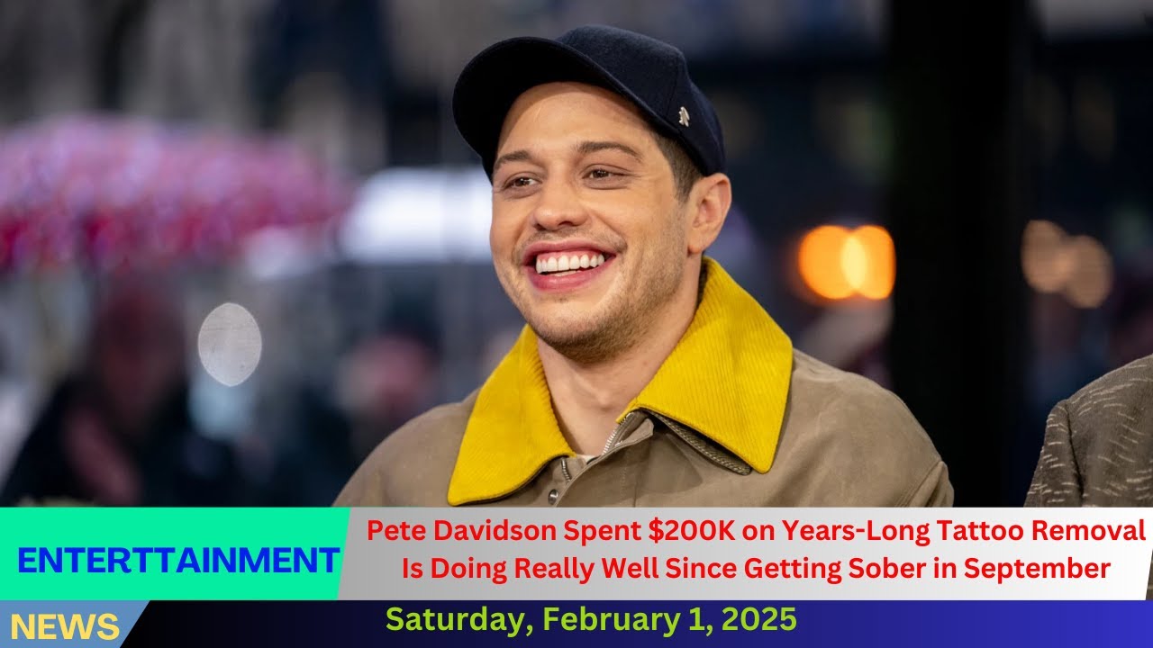 Pete Davidson Spent 200K on Years Long Tattoo Removal Is Doing Really