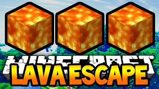 Minecraft LAVA ESCAPE! (Minecraft Lava RUN) w/Lachlan, Preston & Rob