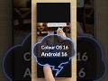 Colour OS 16 Android 16 Beta - First Look #shorts #viralvideo #colouros16 #ytshorts #android16