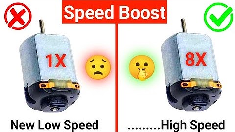 INSTANT 8X Speed Boost For Your DC Motor: The Easiest Life-Changing Hack!