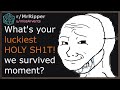 D&D Players, What's your luckiest HOLY SH1T!, we survived moment?