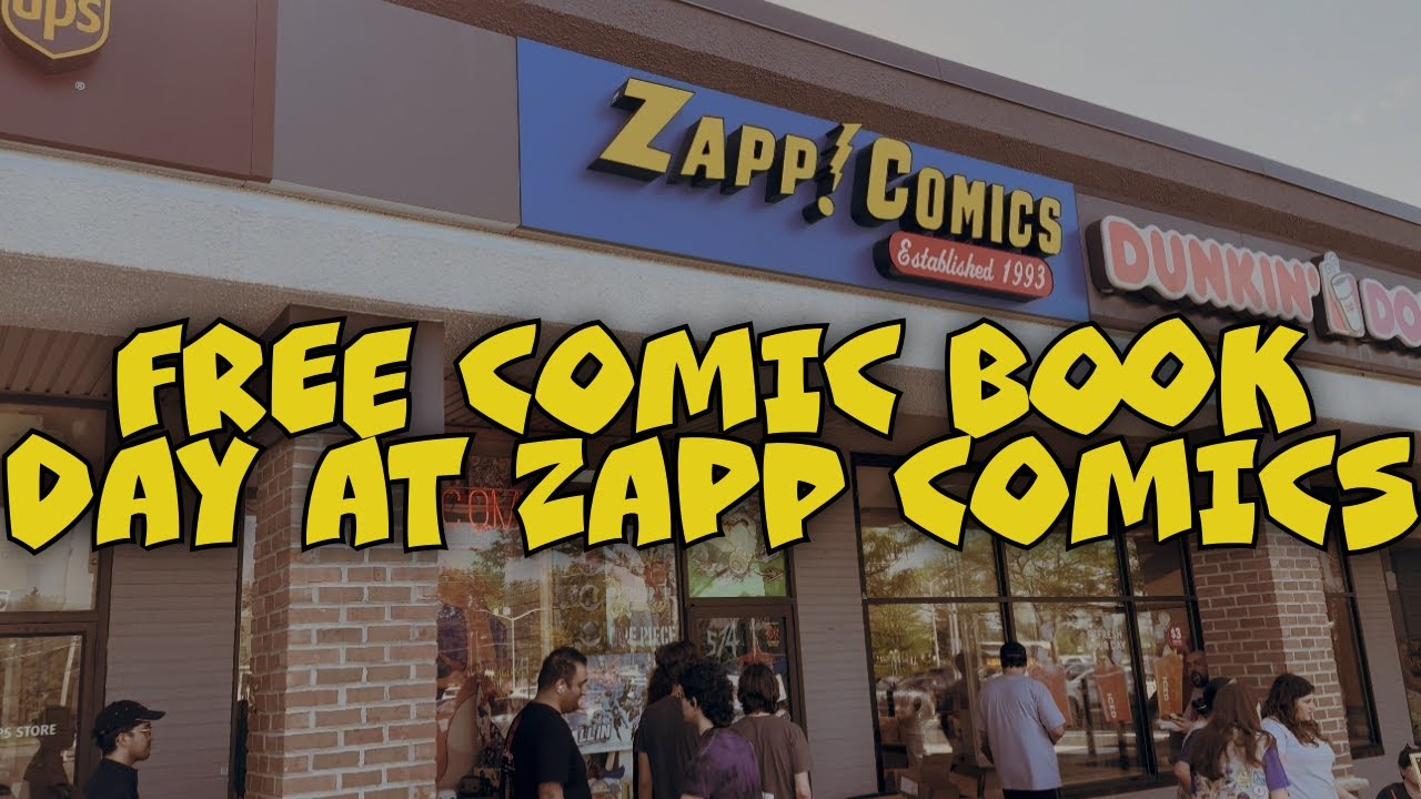 Half Off Back Issues at Zapp Comics For Free Comic Book Day!!
