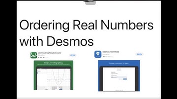 Order Real Numbers with Desmos