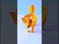Cute Paper Animal Tutorial 🦊 | Easy Diy Craft ✨ #shorts  #art  #papercraft  #paperart #animalart