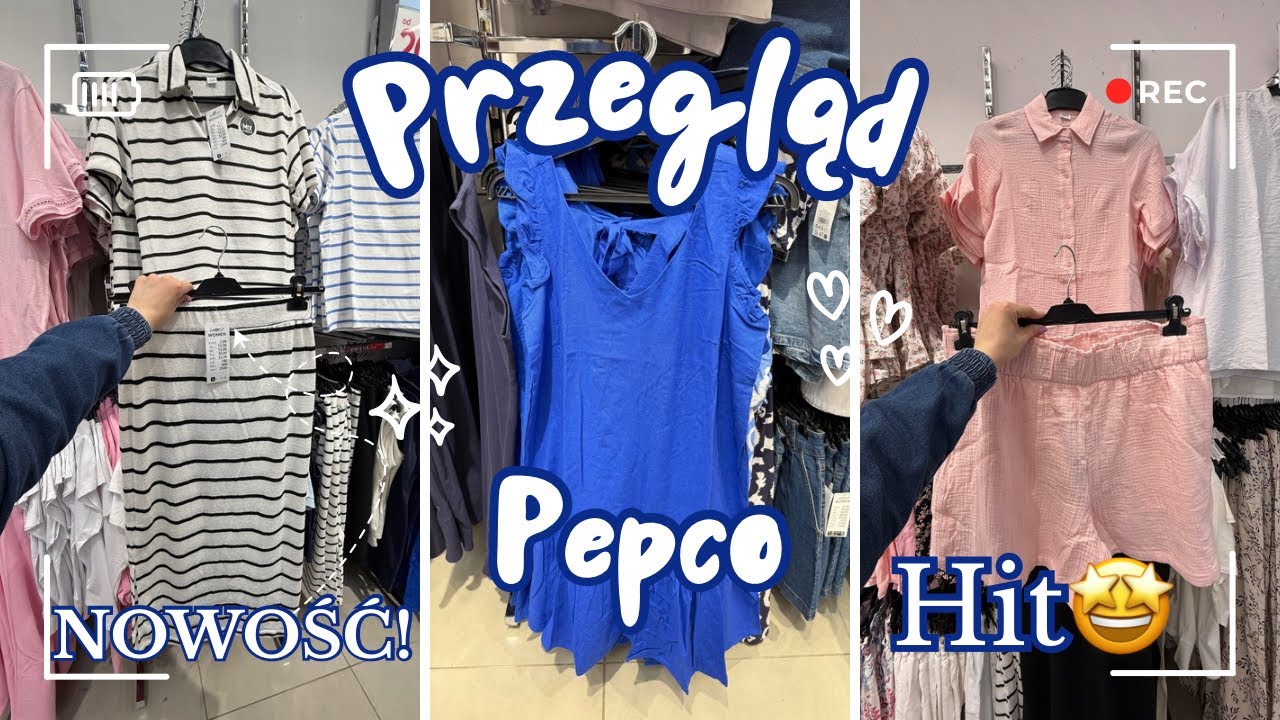 Nowości w Pepco na lato 2025. Piękne komplety, koszulki, sukienki, szorty, plaża ✨