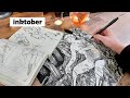 🍂 Inktober? Sort of...- Cosy Autumn Studio Vlog 🍂