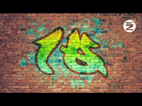 10 Second Countdown ⏱️ Graffiti Neon Timer • Bright Green/Yellow Street-Style Digits (HD)