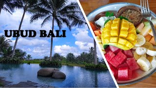 Makan murah dg view fantastis di Kelapa Muda Ubud Bali| Renang dengan pemandangan sawah| Dian Cherry