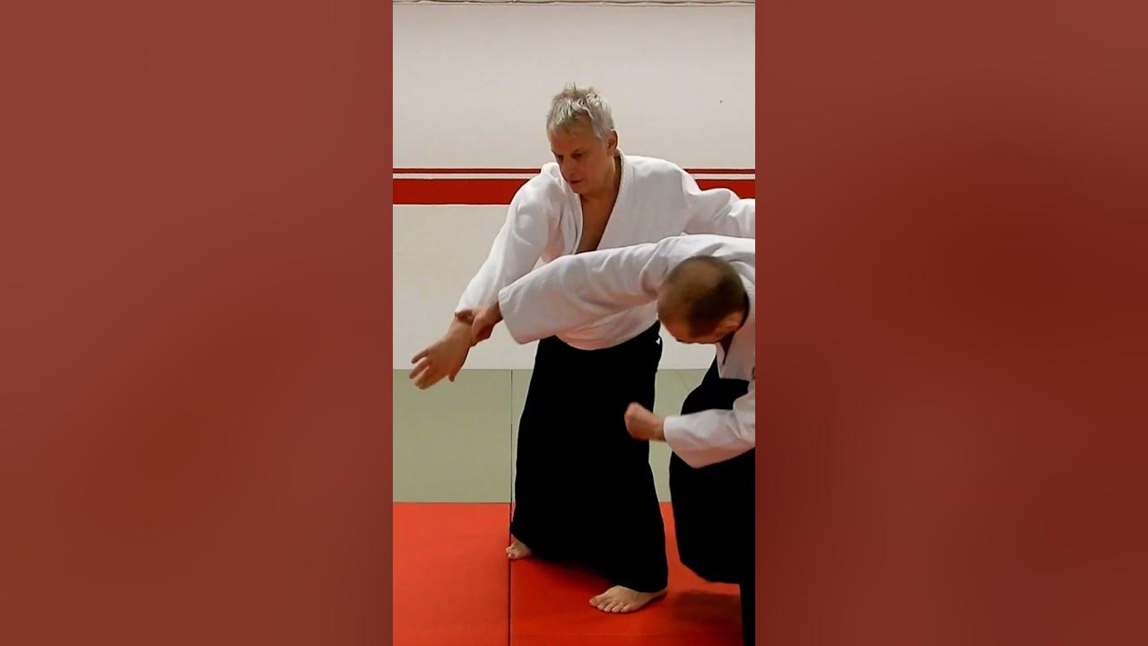 Aikido techniques on grips of both wrists from behind, USHIRO RYOTEDORI