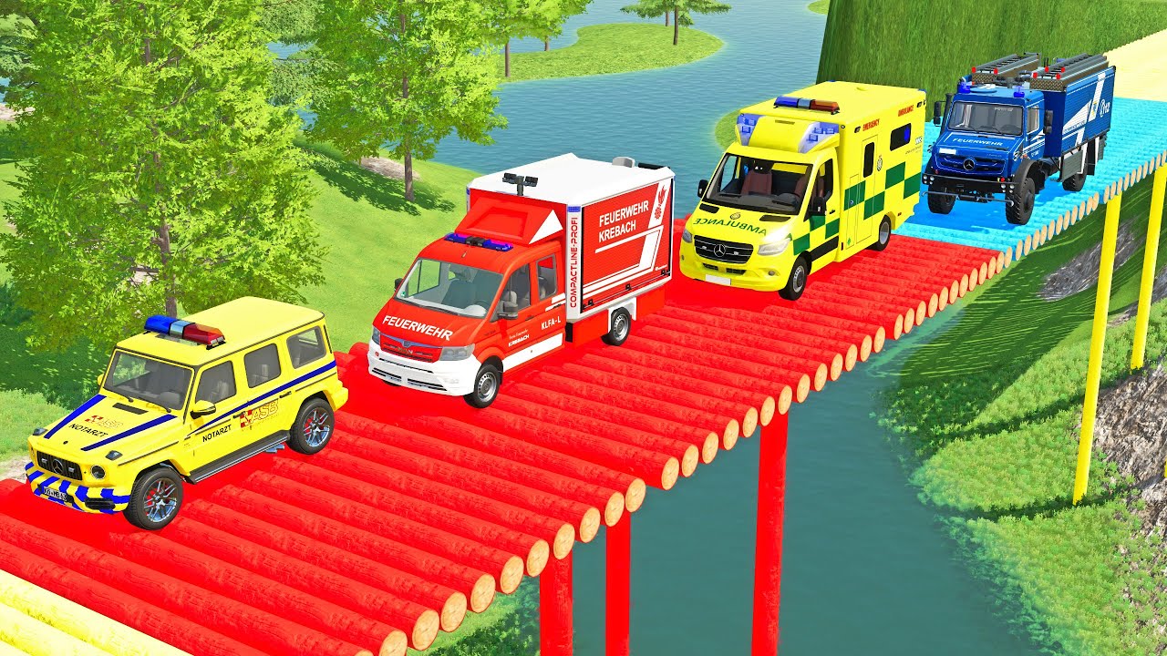 Fs22 Walk In Rescue MERCEDES, MAN AMBULANCE CARS & MACK RESCUE MERCEDES, FORD AMBULANCE ...