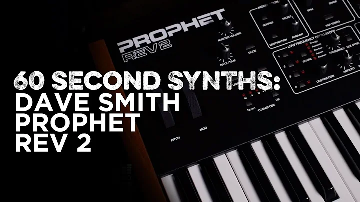 Dave Smith Prophet Rev2 | 60 Second Synths | Phil Hunger