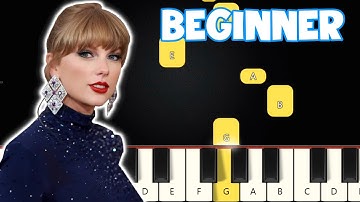 Shake It Off - Taylor Swift | Beginner Piano Tutorial | Easy Piano