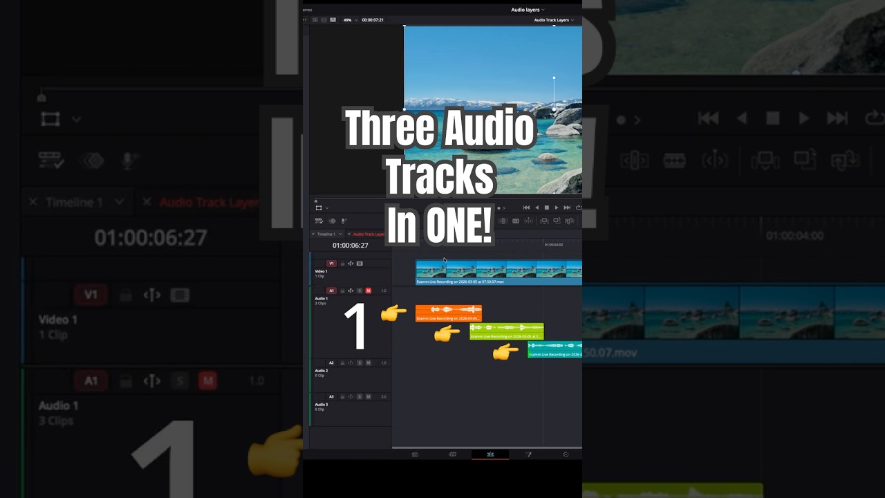Audio Track Layers - A Little-known DaVinci Resolve Feature!