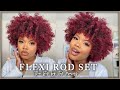 How To: Flexi Rod Set on Natural Hair 2020 (ON WET HAIR) | Naturally Sunny