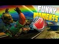 Black Ops 2 Funny Moments - Stopping Train, Care Packages, Elevator Wall, Random Rapper and more!