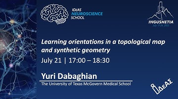 Learning orientations in a topological map and synthetic geometry. YURI DABAGHIAN