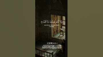 سورة الكافرون - القارئ عاصم اللحيدان