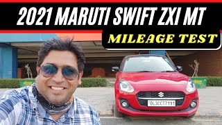 How much did I squeeze out from the updated Maruti Swift Petrol? Unique Mileage run with ZXI Plus MT