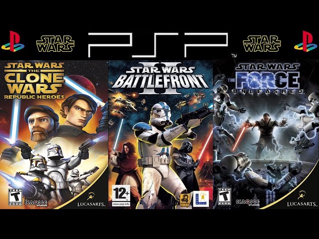 All Star Wars Games on PSP - YouTube