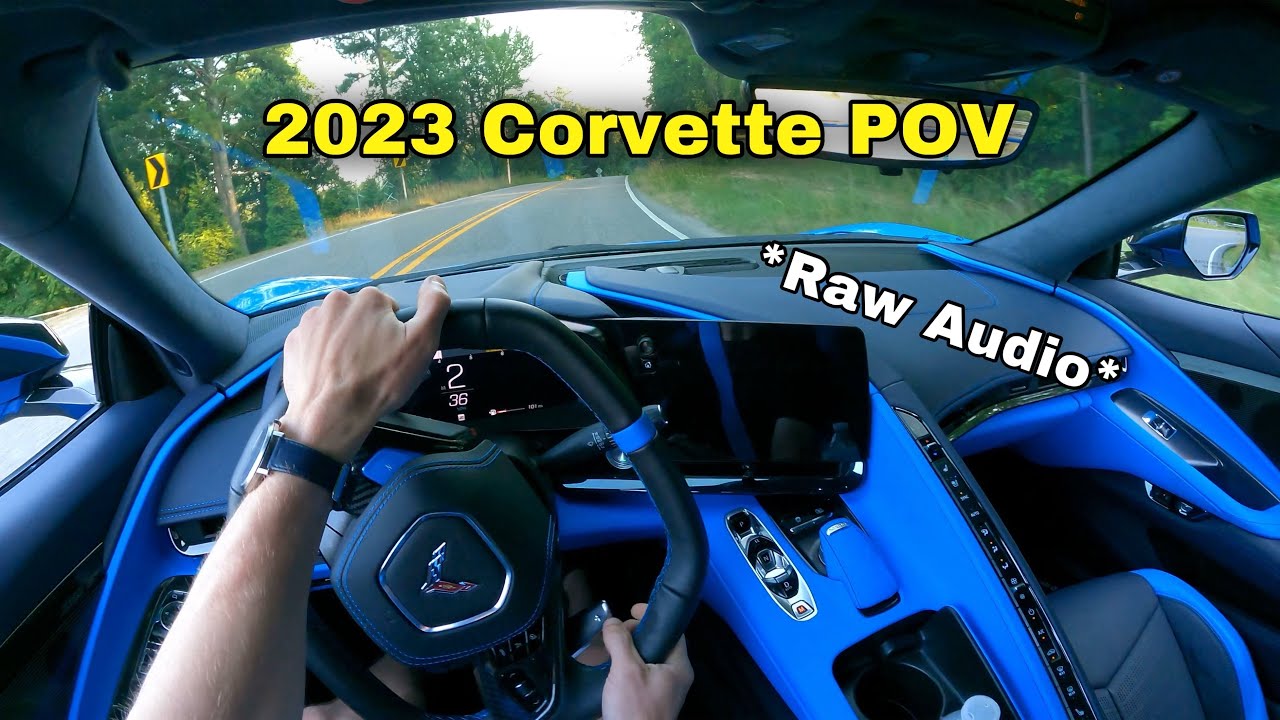 2023 C8 Corvette POV- PUSHED HARD On Back Roads// RAW AUDIO// NO TALKING