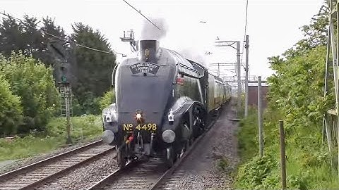 4498 "Sir Nigel Gresley" On Her Inaugural Mainline Run - Shareholders Trip Up The WCML 21/05/2022