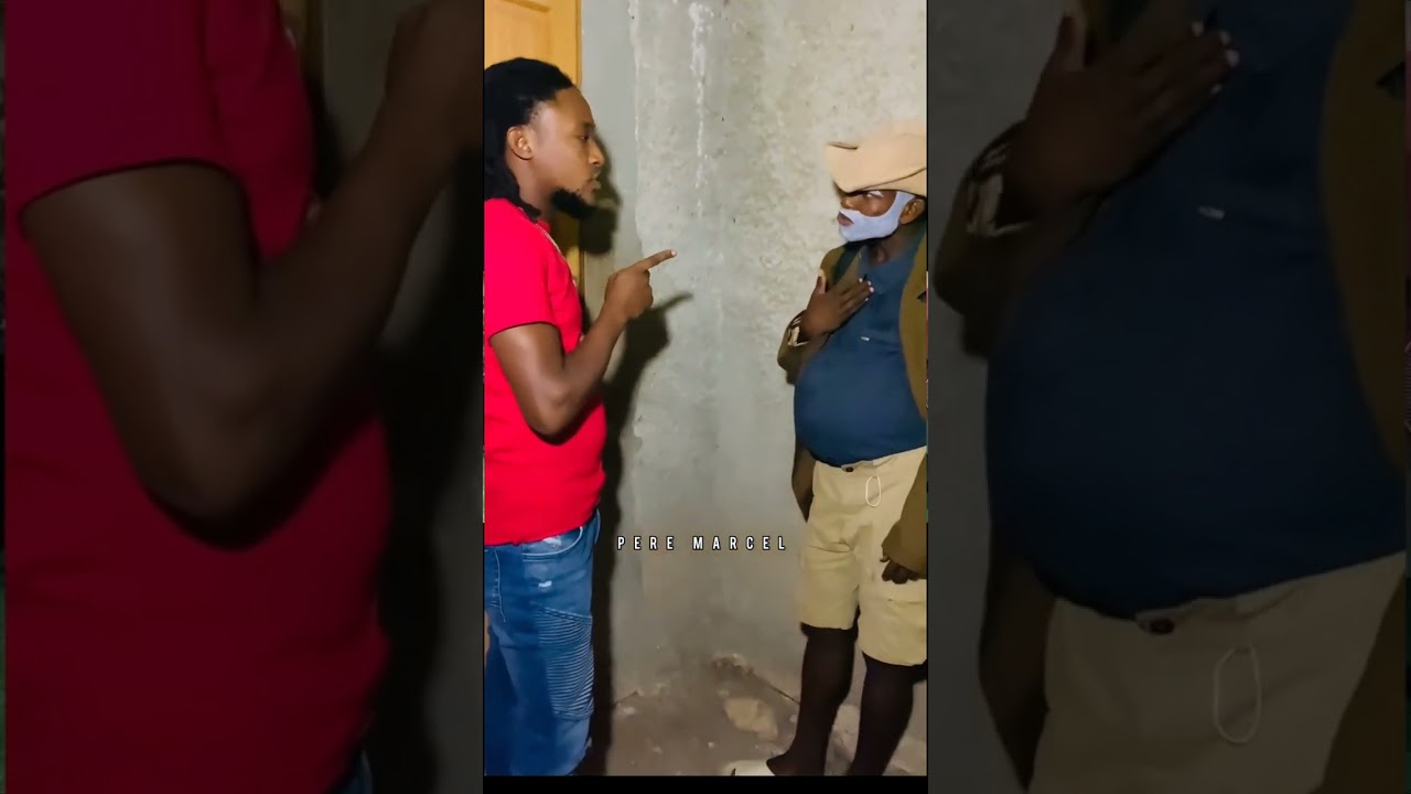 Père Marcel tap Manje ti bébé moun yo wi Mesye 🤔