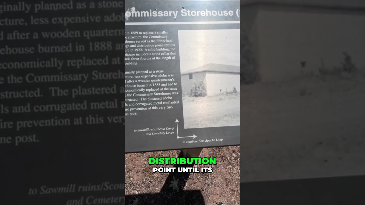 Fort Apache's Secret  The 1889 Commissary Storehouse Revealed!