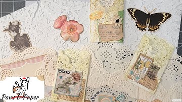 Three Easy Ideas using Paper Doilies for Junk Journals