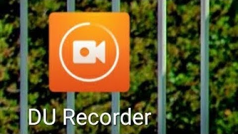 du recorder screen recorder video editor live