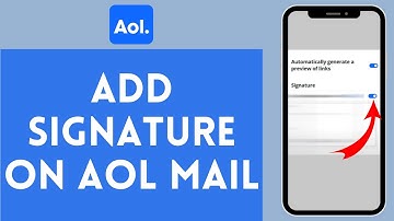 How to Add Signature on AOL Mail (2024) | Include Signature on AOL Mail