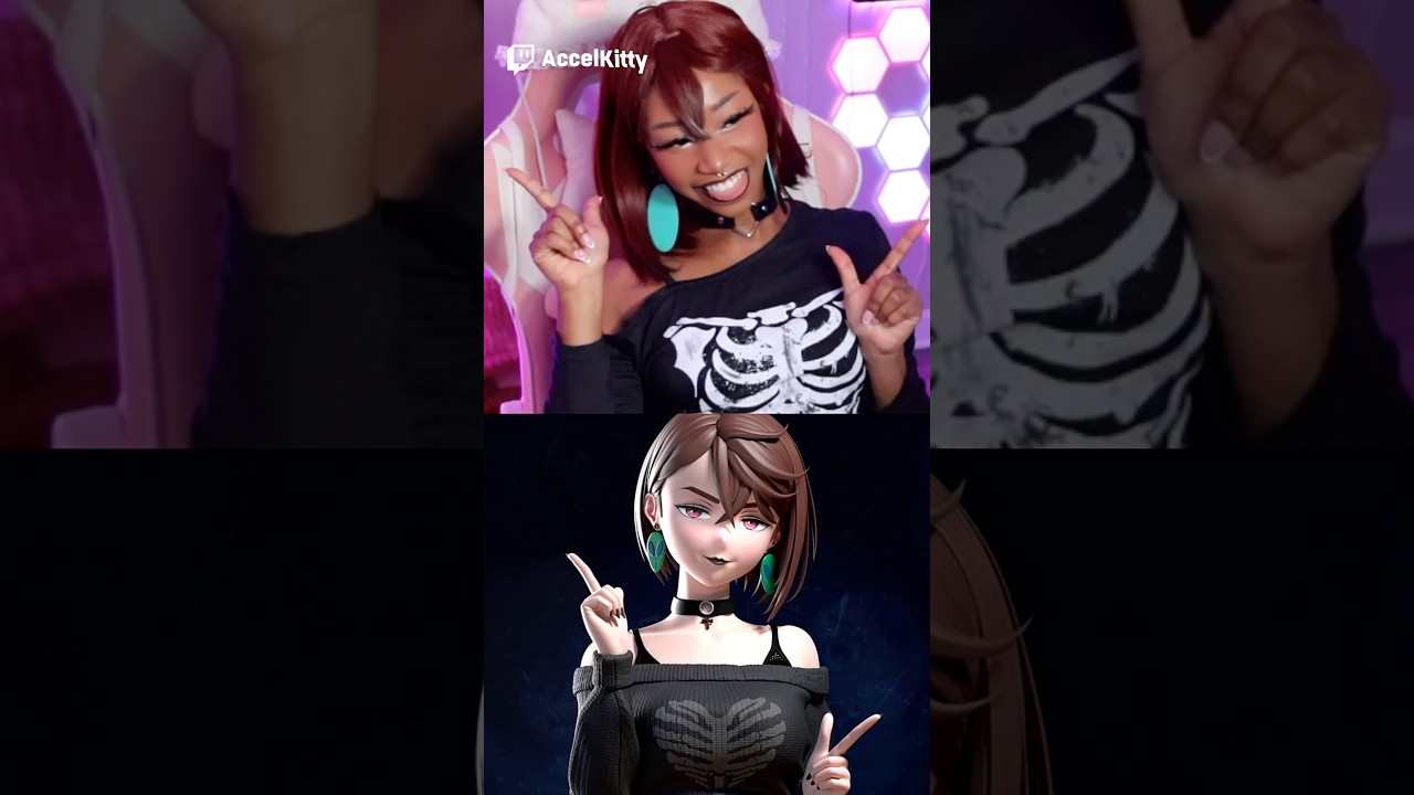 Goth Momo Ayase! 🖤 #twitchclips #dandadan #streamergirl #clips #funnystreammoments #twitch #anime