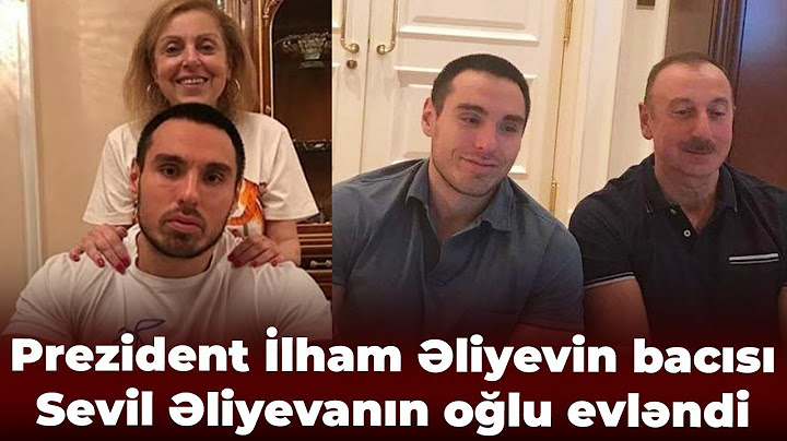 Prezident İlham Əliyevin bacısı Sevil Əliyevanın oğlu evləndi