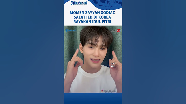 Idul Fitri di Korea, Momen Zayyan Xodiac Ikut Shalat Ied Ucapkan Selamat Lebaran Tenteng Sajadah