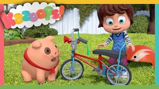 Kazoops! 🚴‍♀️ NEW BIKE 🚴 Best moments | Cartoons for kids